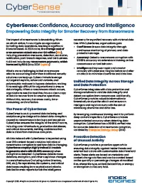What is CyberSense Data Sheet