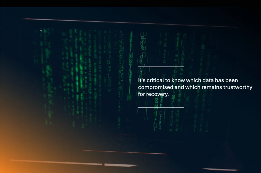 Rapid ransomware recovery by CyberSense